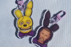 Springtrap/Afton Double Sided Keychain