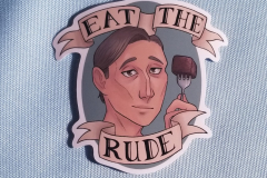 Hannibal "Eat the rude" Sticker